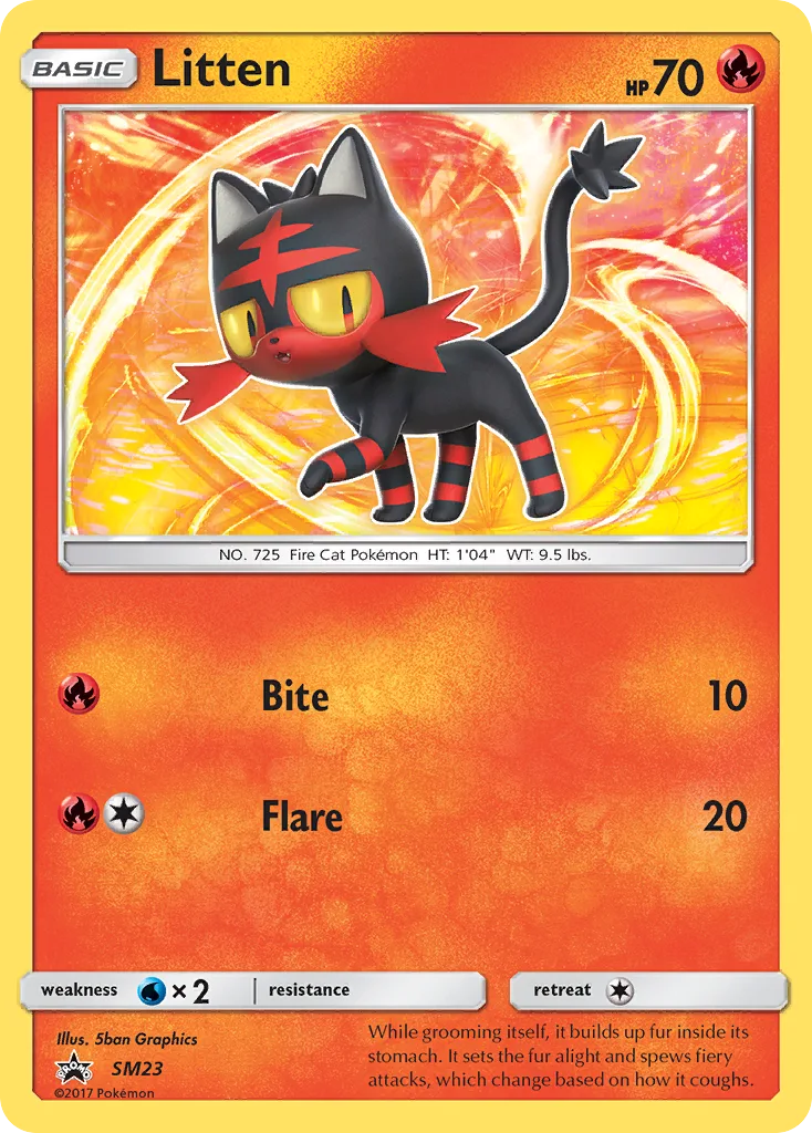 Litten, SM Black Star Promos #SM23