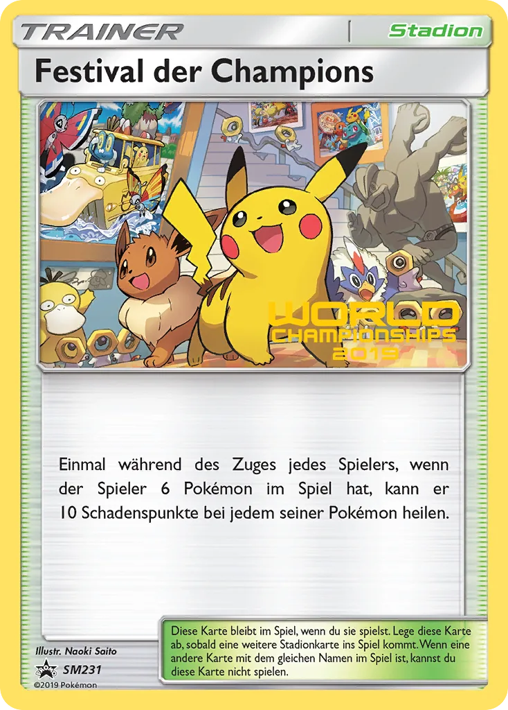 Champions Festival, SM Black Star Promos #SM231