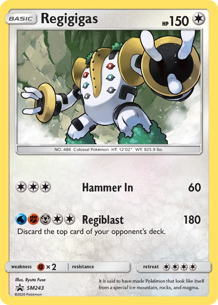 Regigigas, SM Black Star Promos #SM243