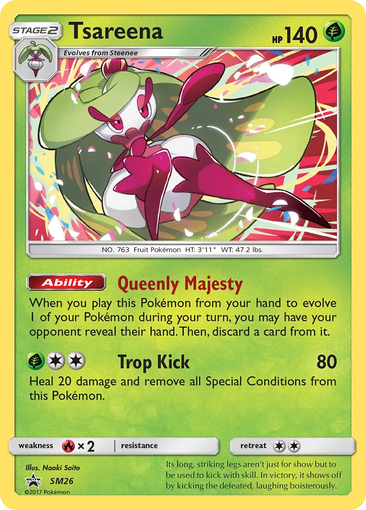 Tsareena, SM Black Star Promos #SM26