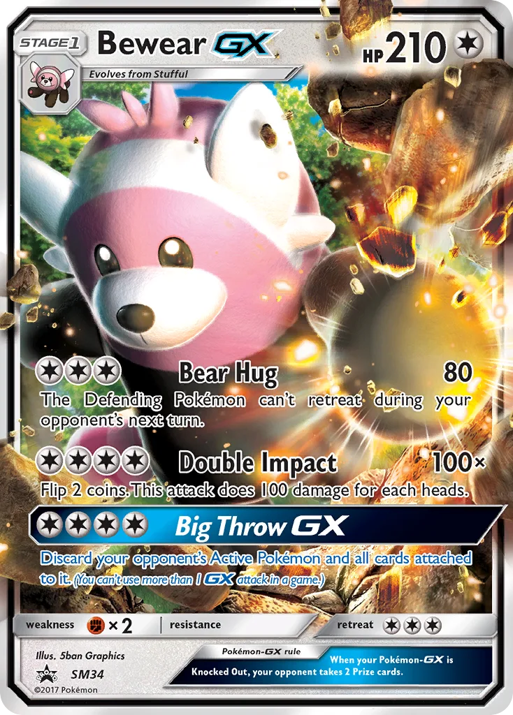Bewear-GX, SM Black Star Promos #SM34