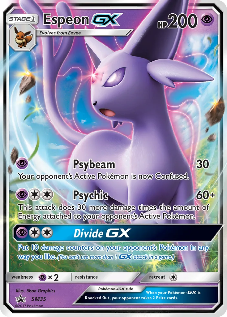 Espeon-GX, SM Black Star Promos #SM35