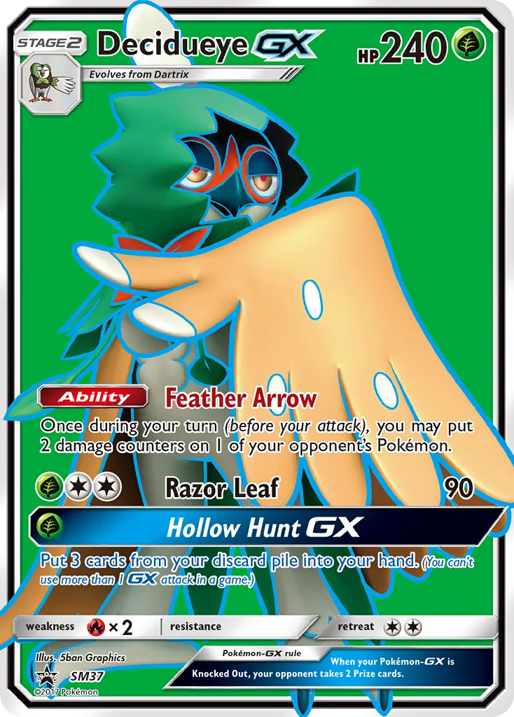 Decidueye-GX, SM Black Star Promos #SM37