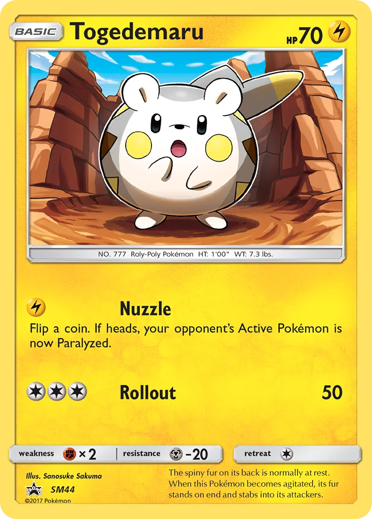 Togedemaru, SM Black Star Promos #SM44