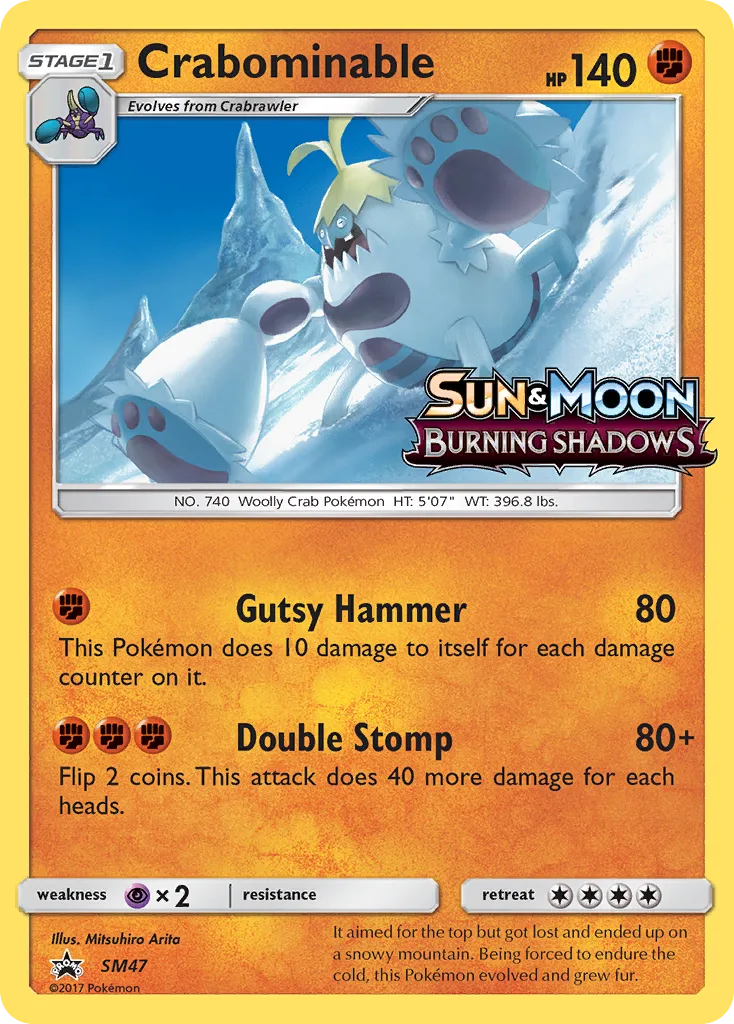 Crabominable, SM Black Star Promos #SM47
