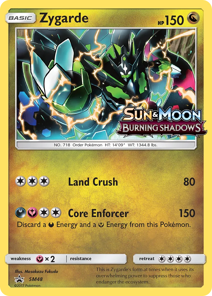 Zygarde, SM Black Star Promos #SM48