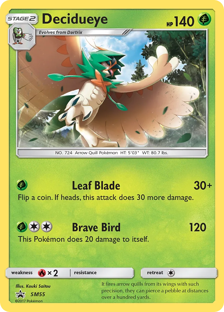 Decidueye, SM Black Star Promos #SM55