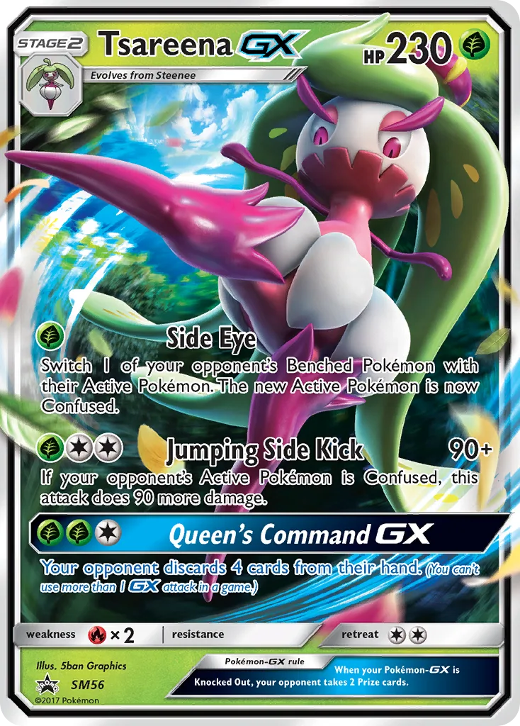 Tsareena-GX, SM Black Star Promos #SM56