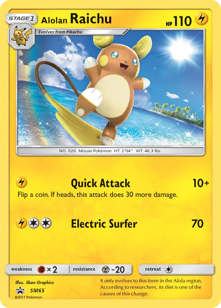 Alolan Raichu, SM Black Star Promos #SM65