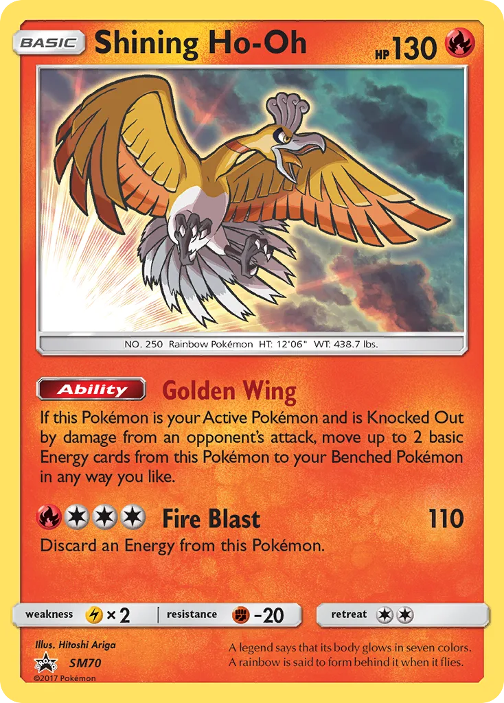 Shining Ho-Oh, SM Black Star Promos #SM70