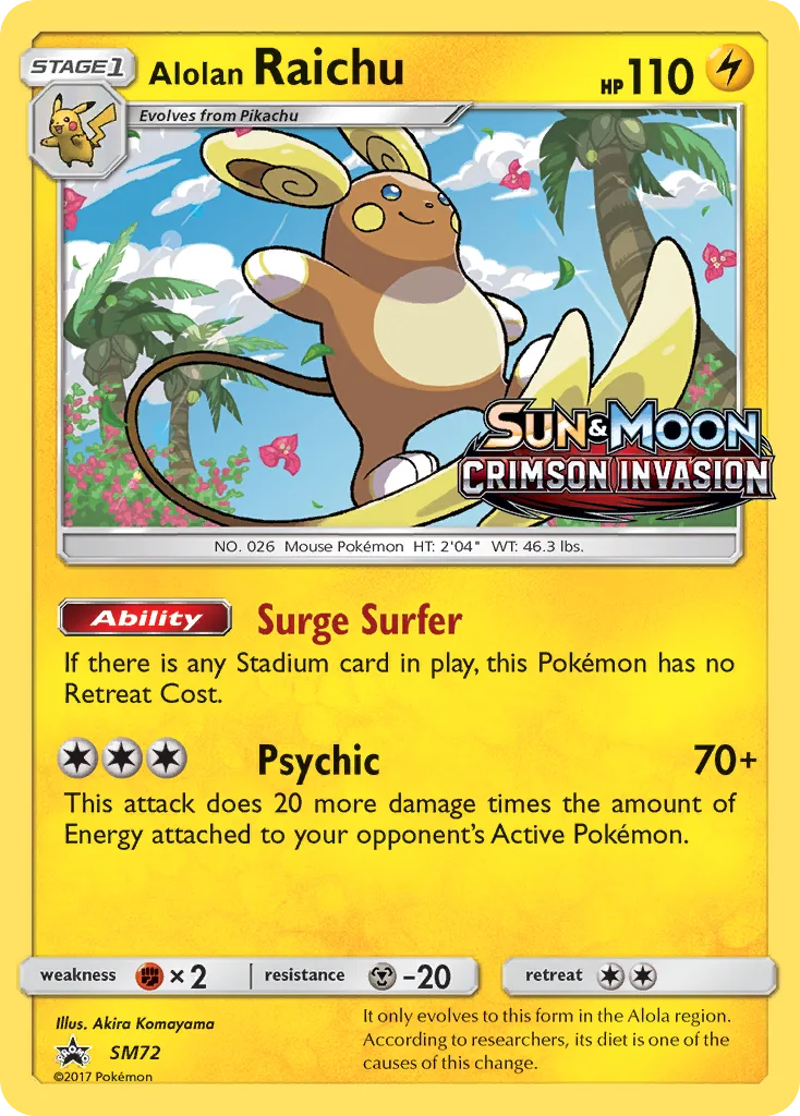 Alolan Raichu, SM Black Star Promos #SM72