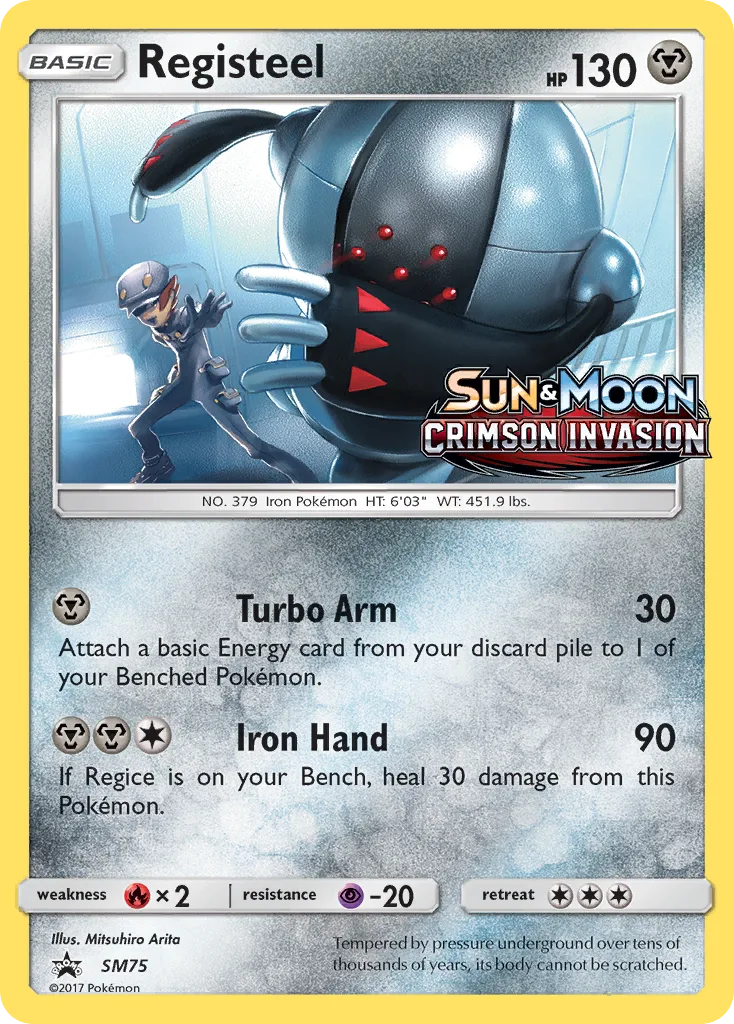 Registeel, SM Black Star Promos #SM75