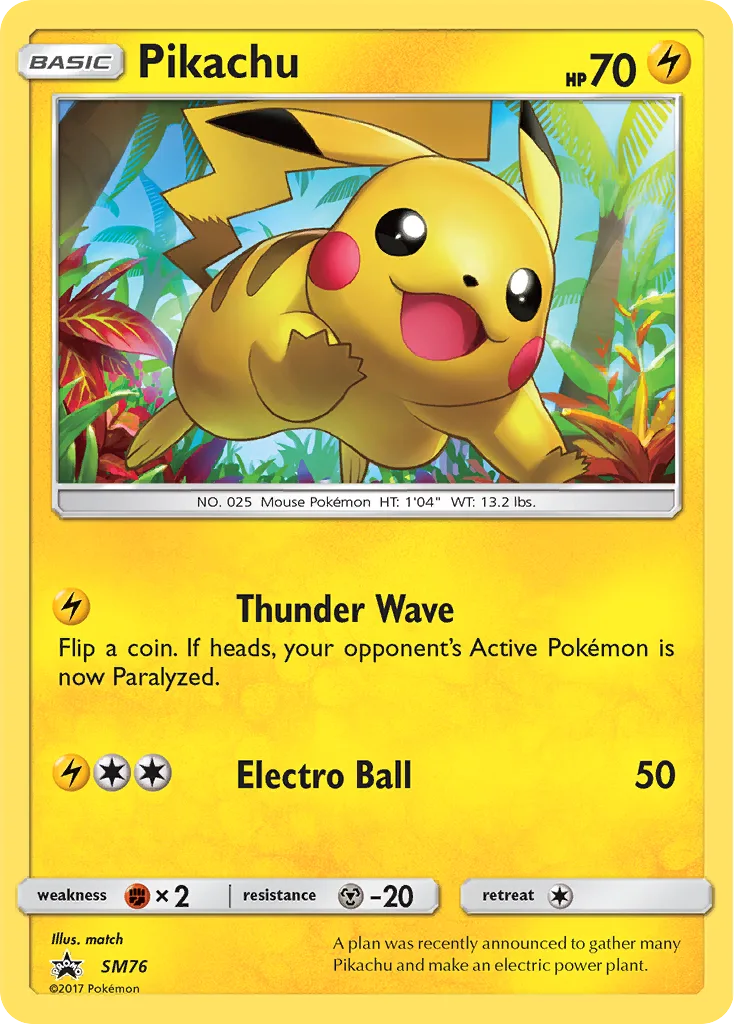 Pikachu, SM Black Star Promos #SM76