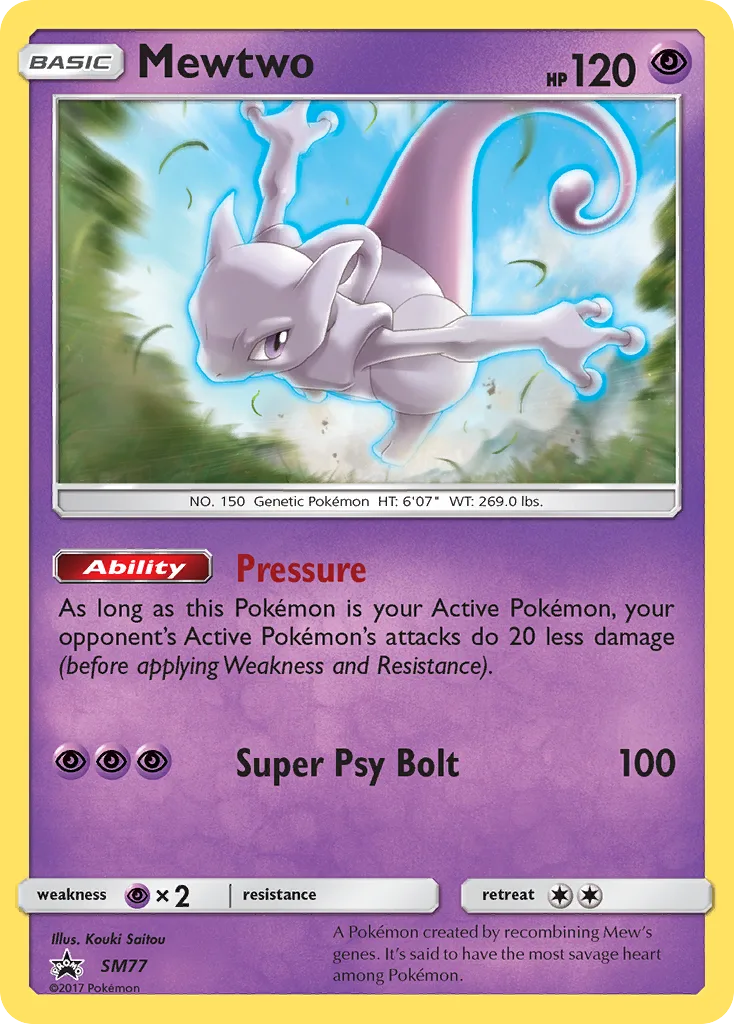 Mewtwo, SM Black Star Promos #SM77