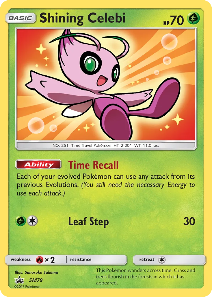 Shining Celebi, SM Black Star Promos #SM79