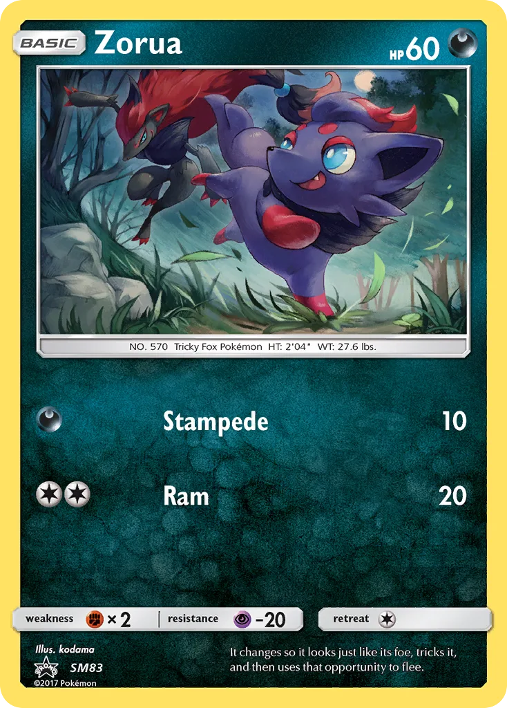Zorua, SM Black Star Promos #SM83