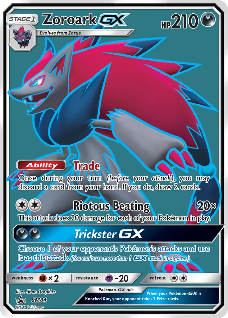 Zoroark-GX, SM Black Star Promos #SM84