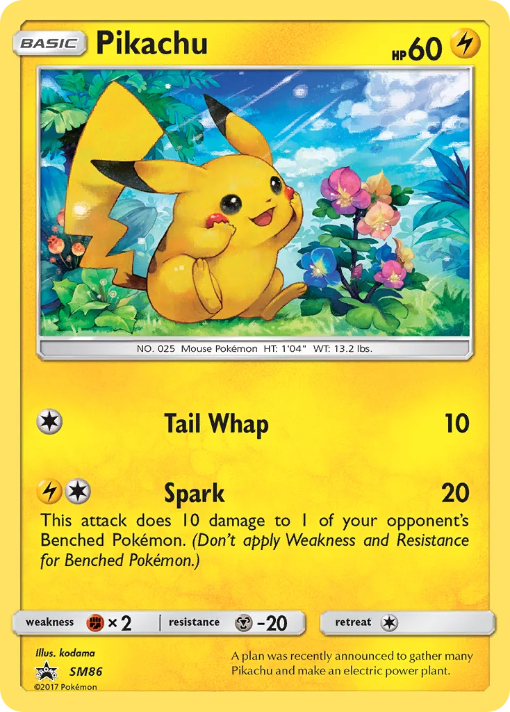 Pikachu, SM Black Star Promos #SM86