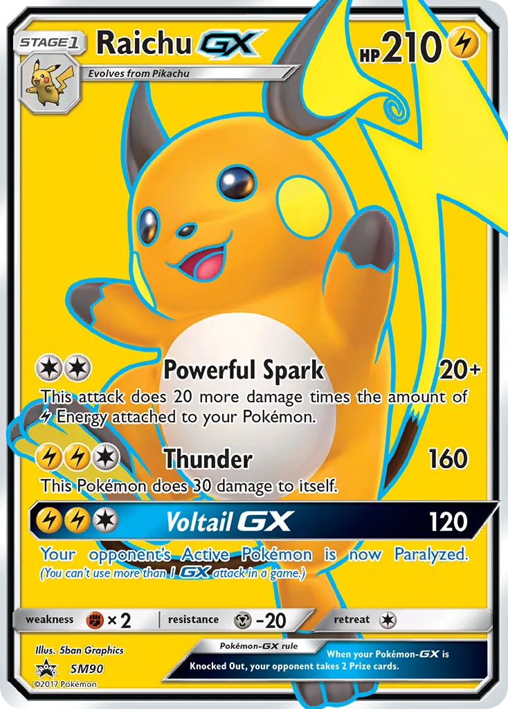 Raichu-GX, SM Black Star Promos #SM90