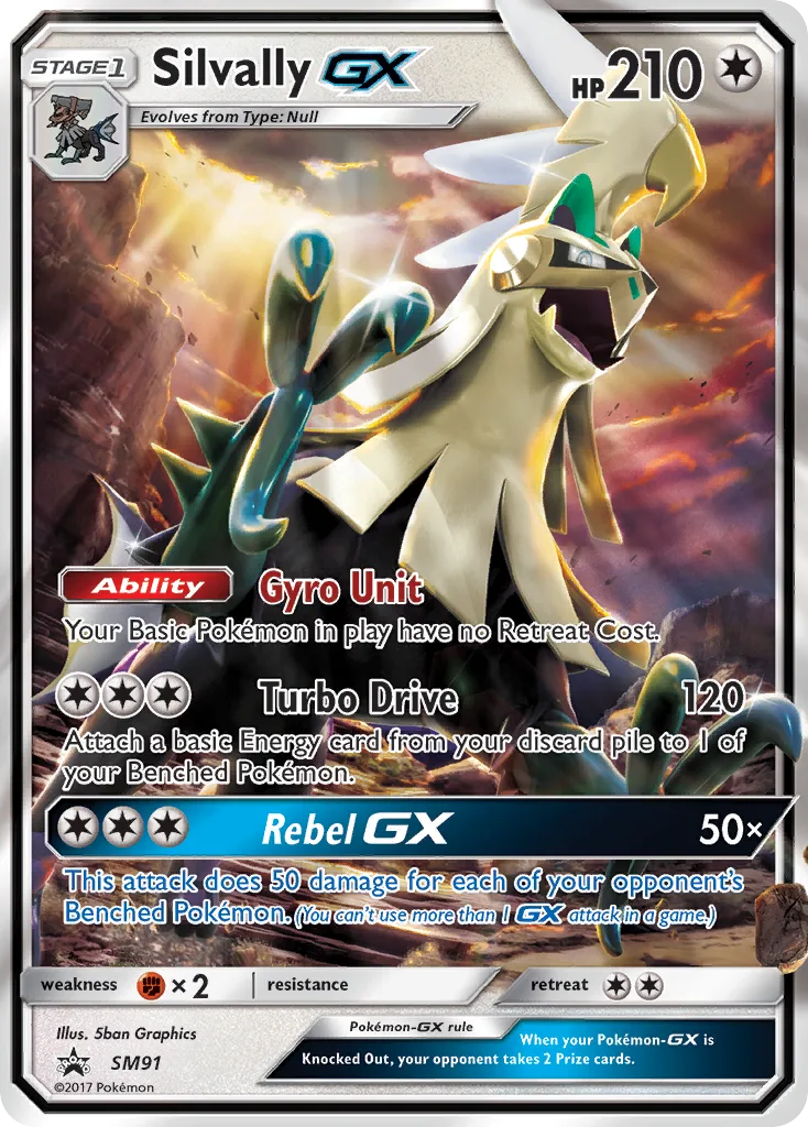 Silvally-GX, SM Black Star Promos #SM91
