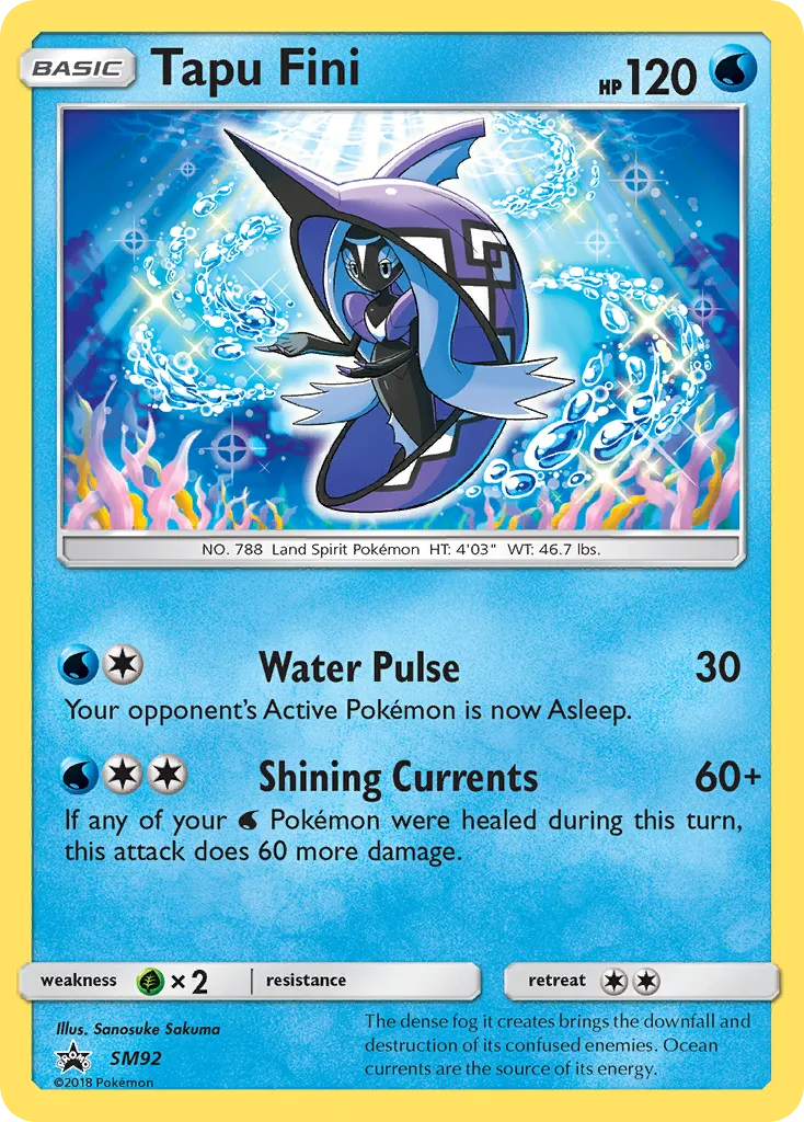 Tapu Fini, SM Black Star Promos #SM92