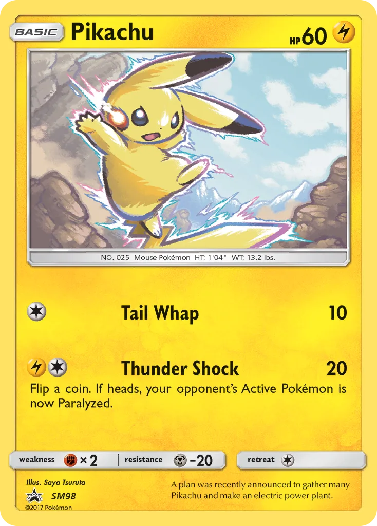 Pikachu, SM Black Star Promos #SM98