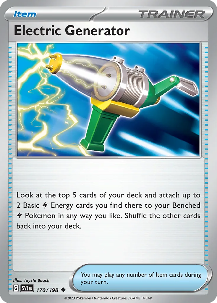 Electric Generator, Scarlet & Violet #170/198