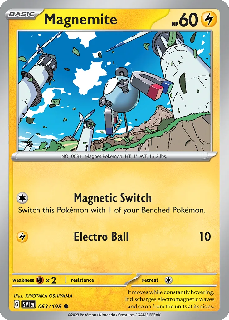 Magnemite, Scarlet & Violet #063/198