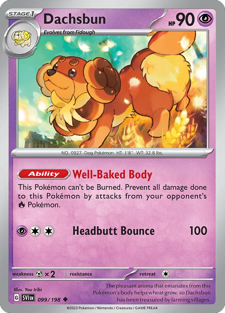 Dachsbun, Scarlet & Violet #099/198