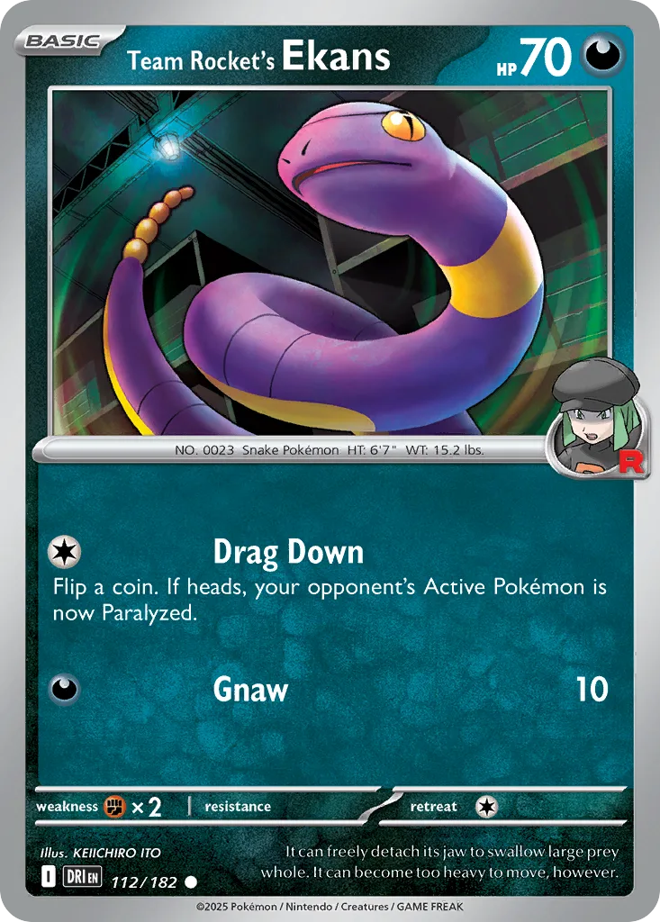 Team Rocket's Ekans, Destined Rivals #112/182