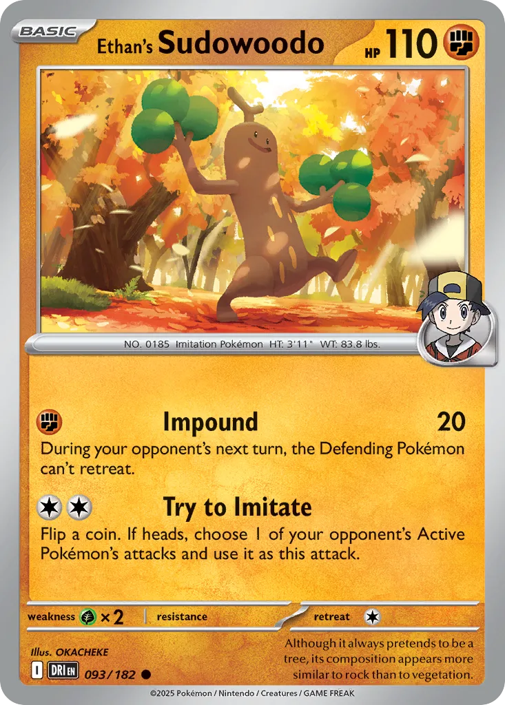 Ethan's Sudowoodo, Destined Rivals #093/182
