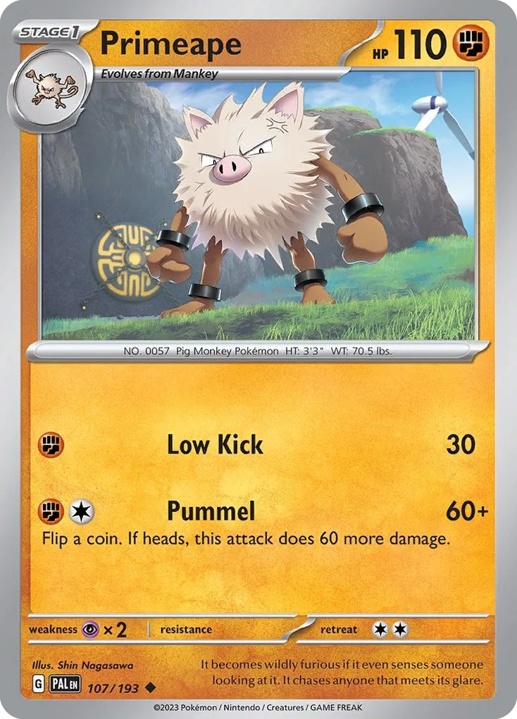 Primeape, Paldea Evolved #107/193