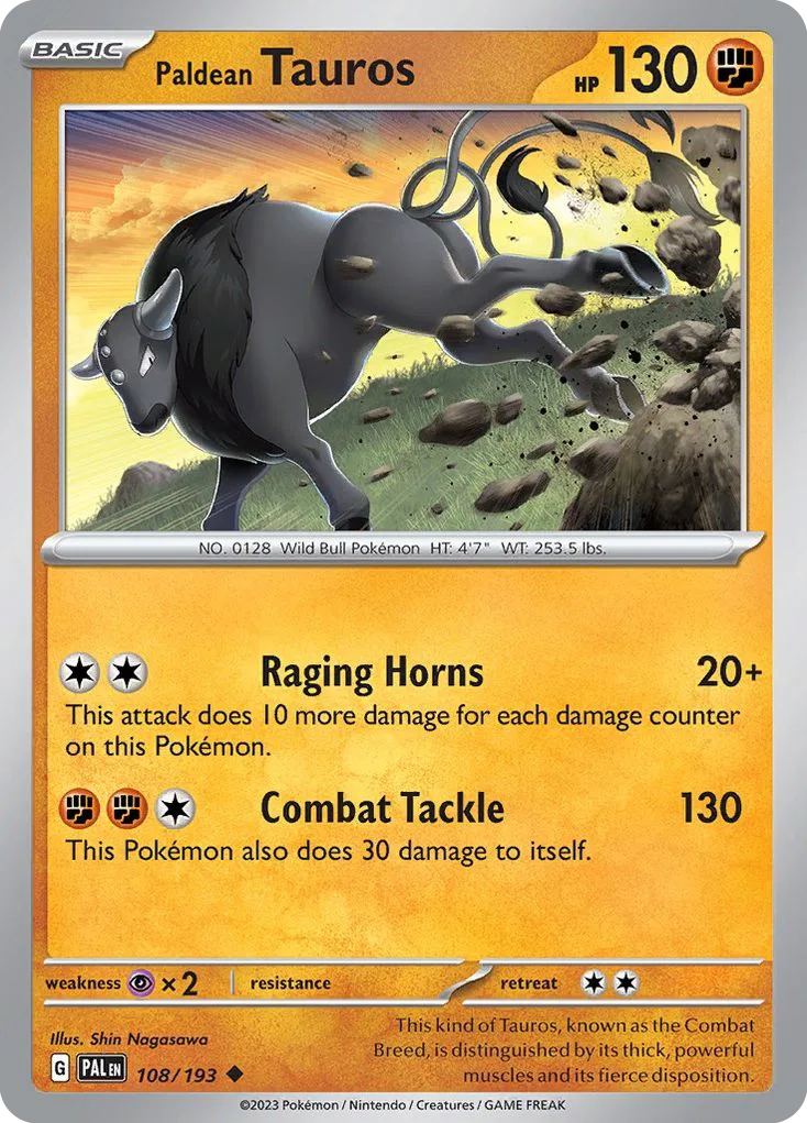 Paldean Tauros, Paldea Evolved #108/193