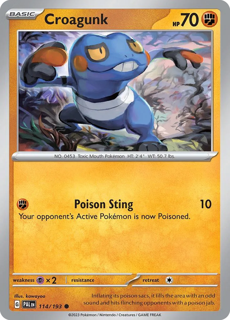 Croagunk, Paldea Evolved #114/193