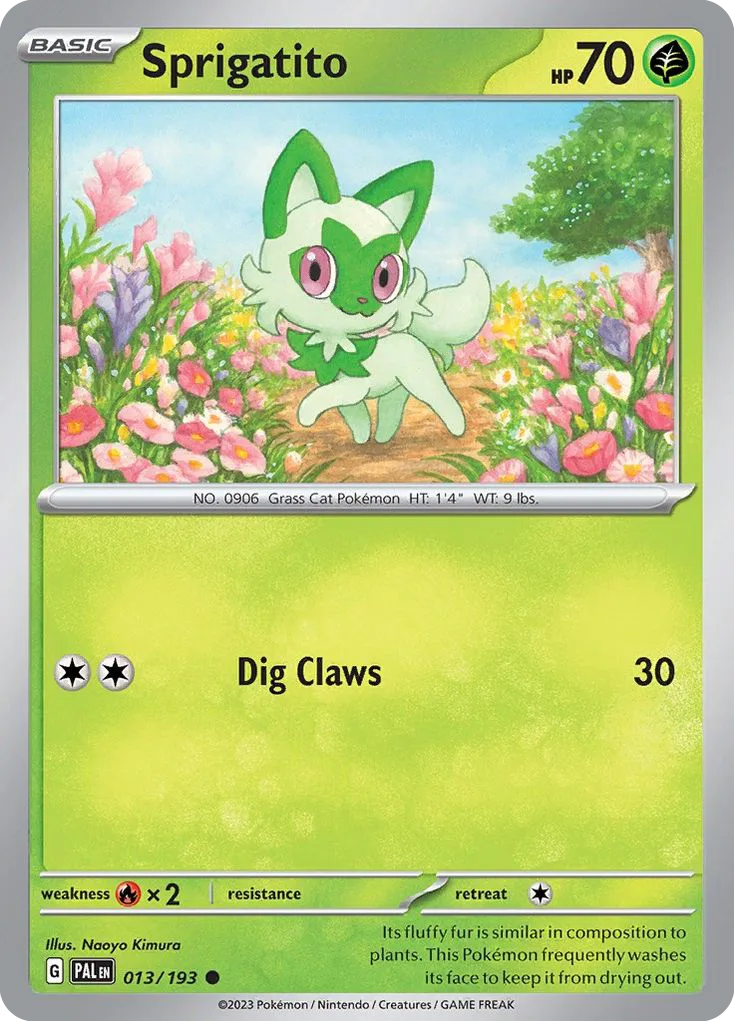 Sprigatito, Paldea Evolved #013/193