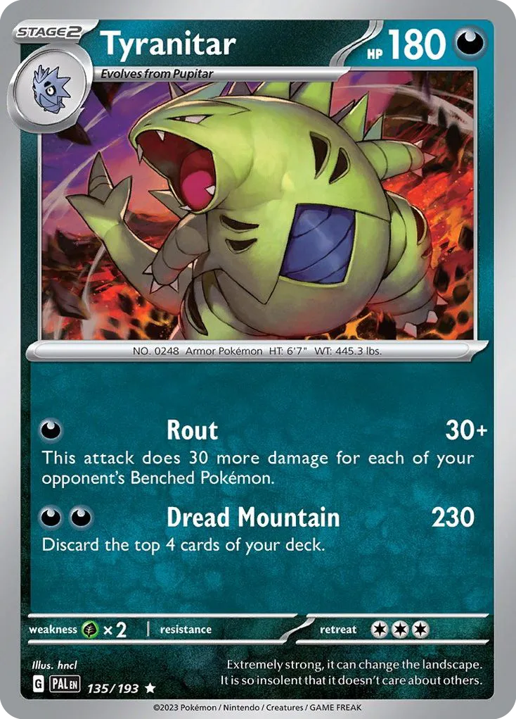 Tyranitar, Paldea Evolved #135/193