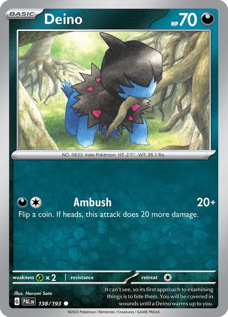 Deino, Paldea Evolved #138/193