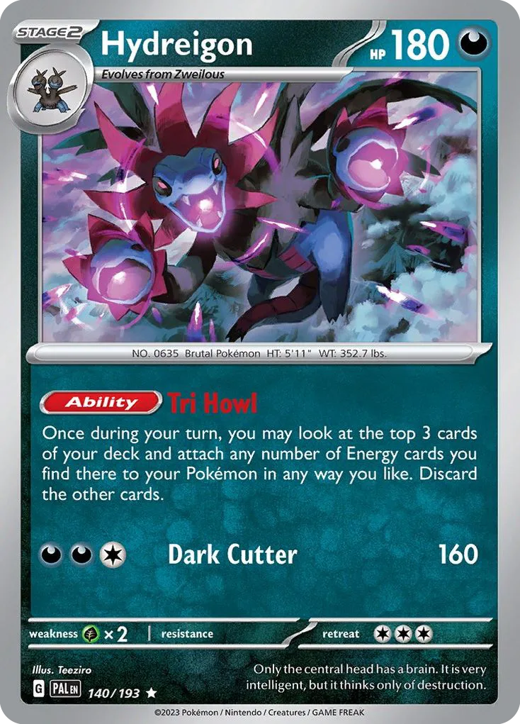 Hydreigon, Paldea Evolved #140/193