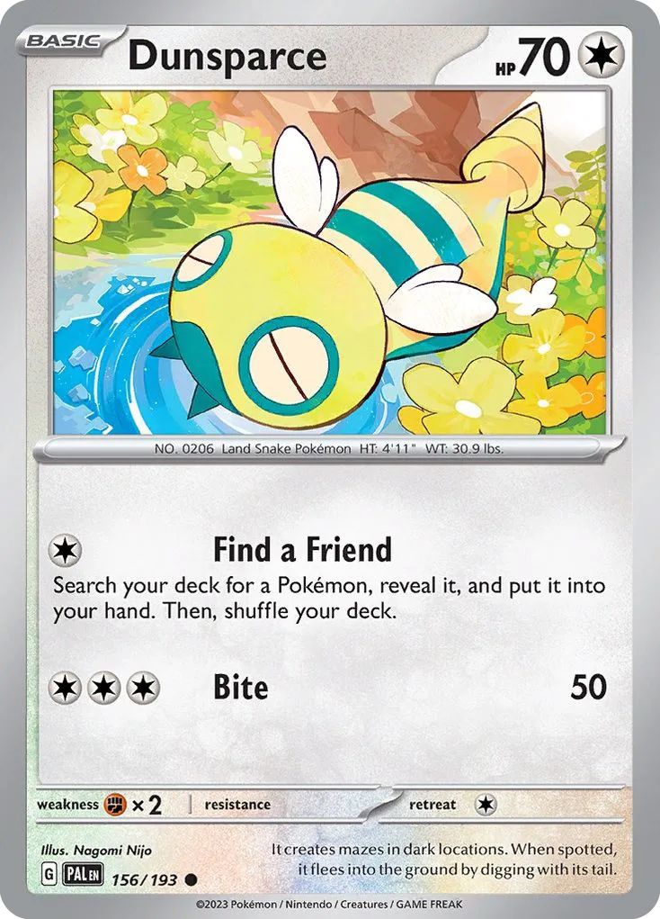 Dunsparce, Paldea Evolved #156/193