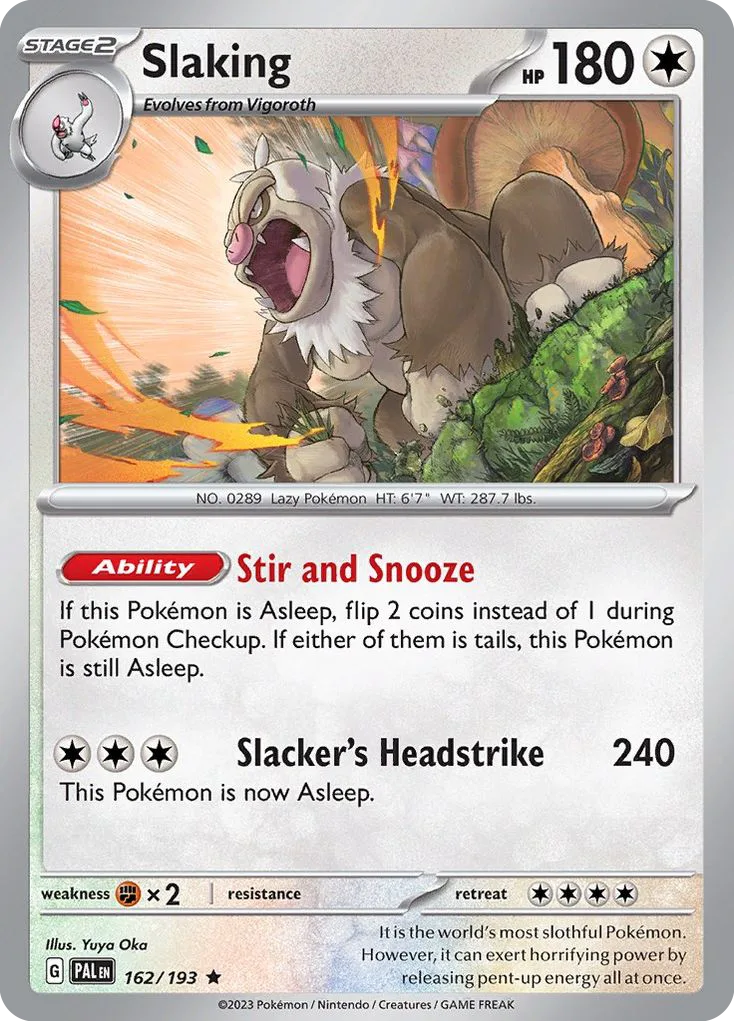 Slaking, Paldea Evolved #162/193