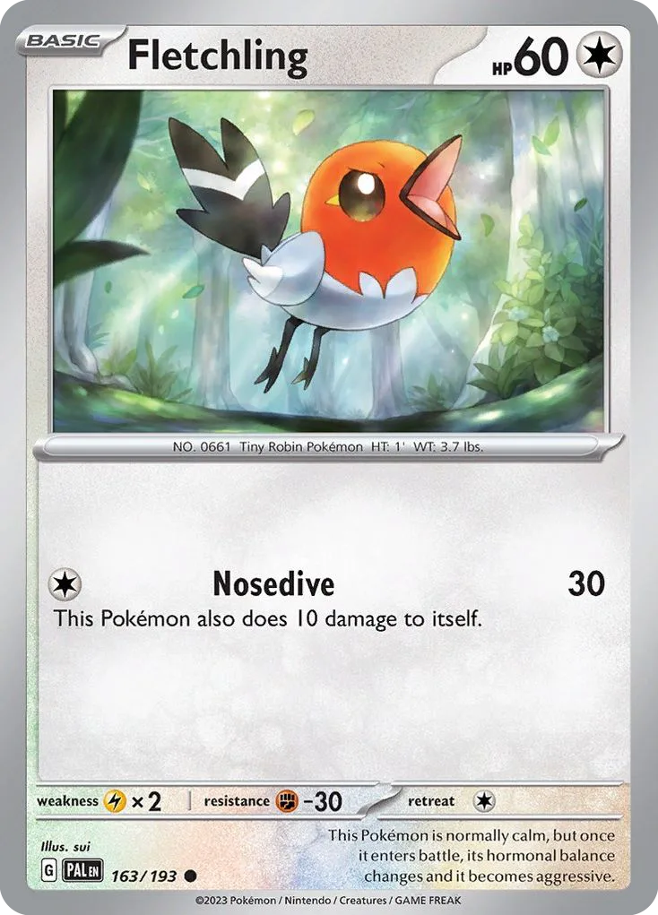 Fletchling, Paldea Evolved #163/193