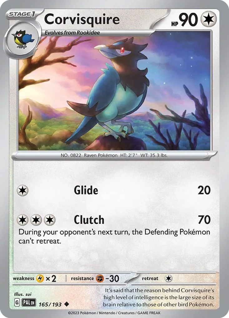 Corvisquire, Paldea Evolved #165/193
