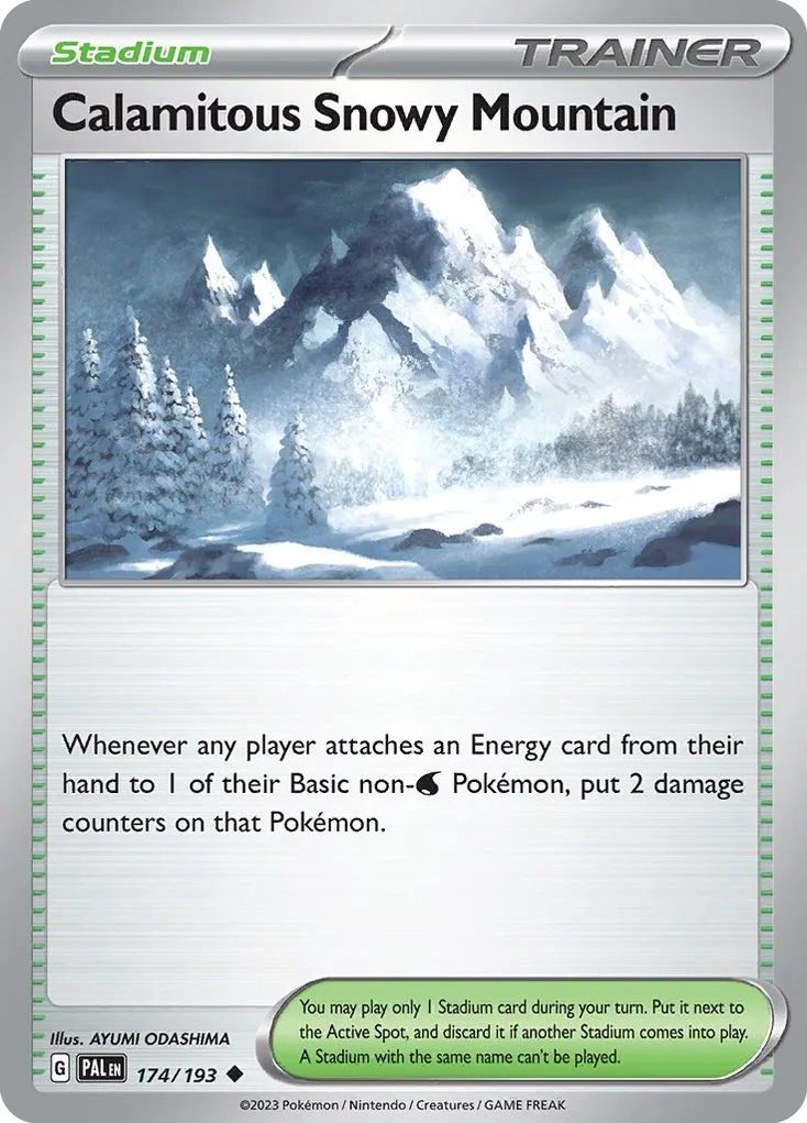 Calamitous Snowy Mountain, Paldea Evolved #174/193