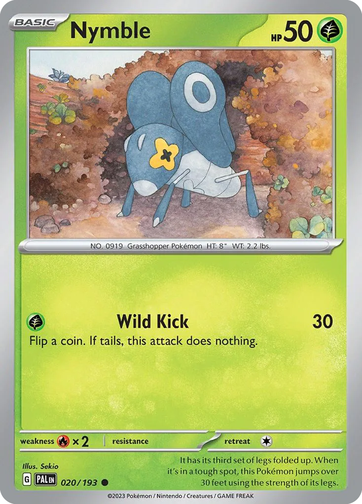 Nymble, Paldea Evolved #020/193