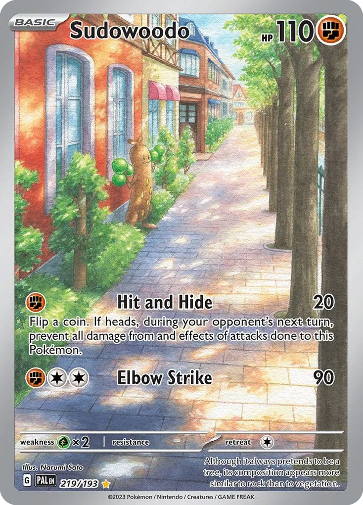 Sudowoodo, Paldea Evolved #219/193