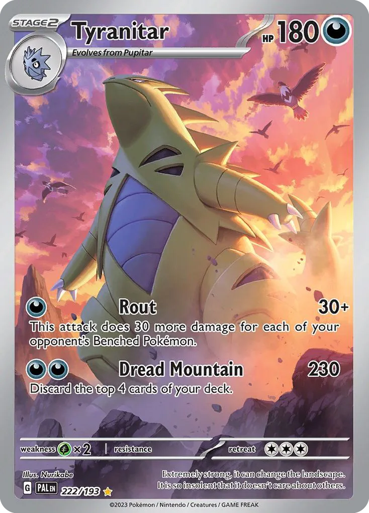 Tyranitar, Paldea Evolved #222/193