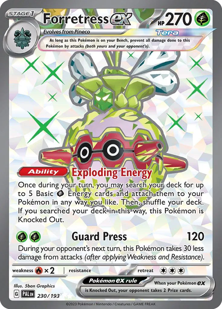 Forretress ex, Paldea Evolved #230/193