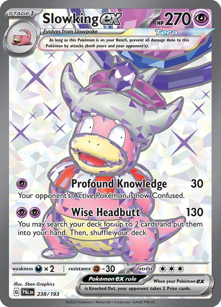 Slowking ex, Paldea Evolved #238/193