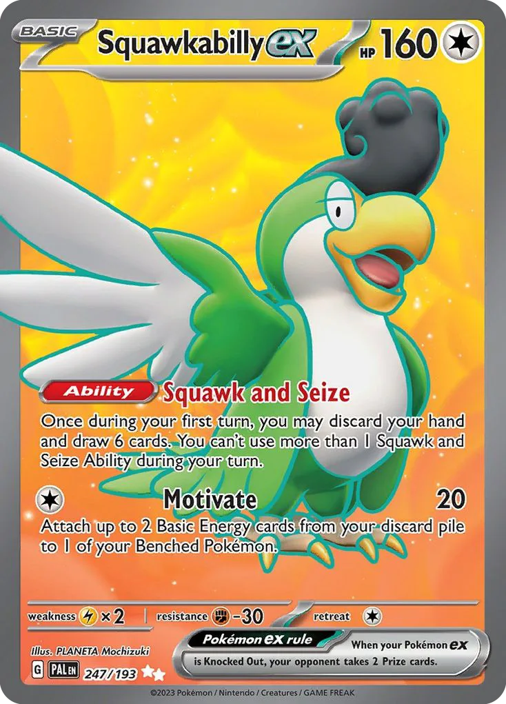 Squawkabilly ex, Paldea Evolved #247/193