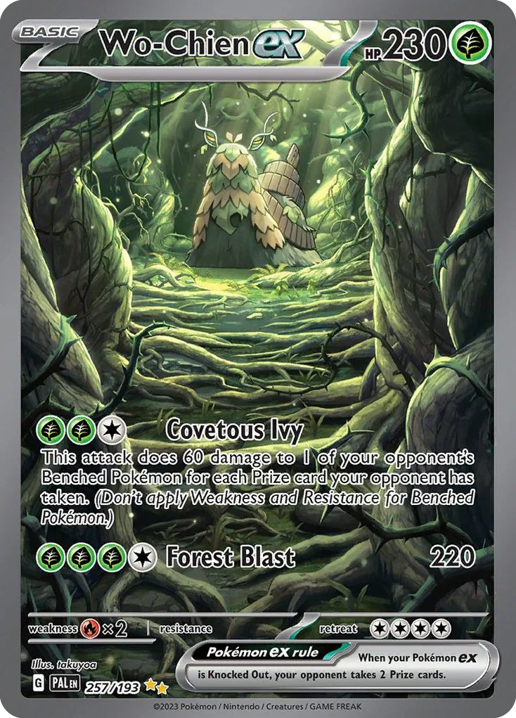 Wo-Chien ex, Paldea Evolved #257/193